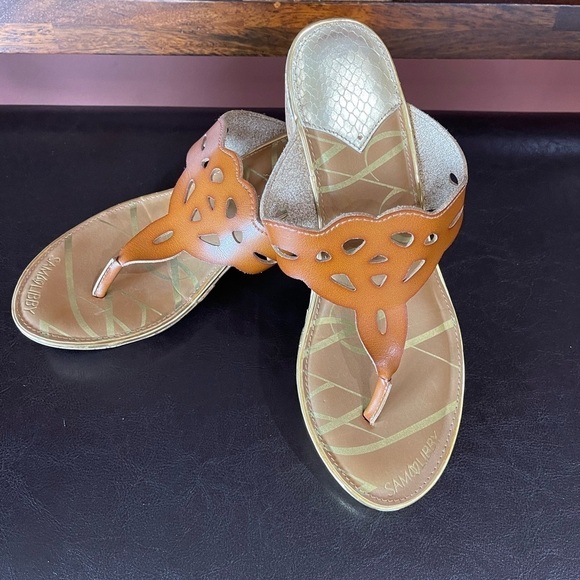 Sam & Libby wedge slide on shoes size 9 - Picture 9 of 13